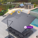 PURPLE LEAF UV-beständiger Sonnenschirm für Garten und Terrasse