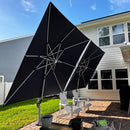 PURPLE LEAF sonnenschirm mit led für Gartenparty