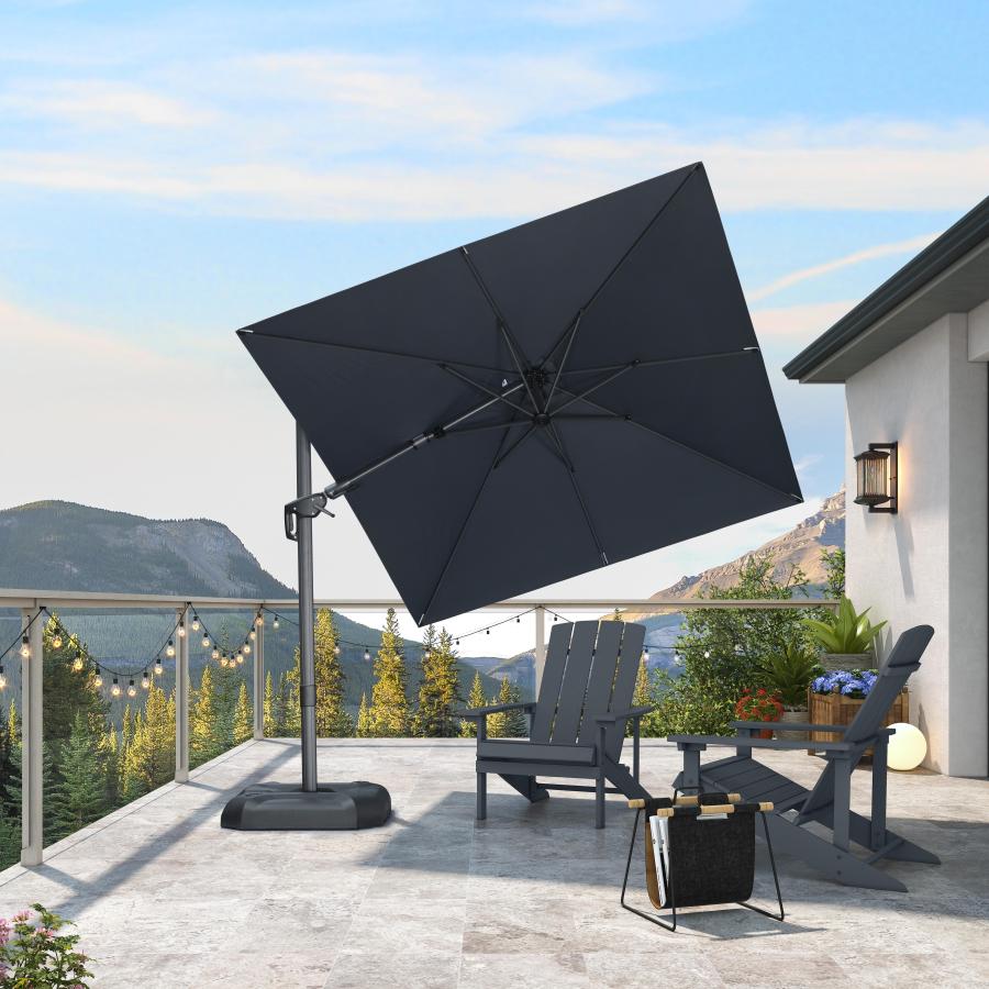 purple leaf sonnenschirm für Hotel & Terrasse​​ mit 120°-Drehsystem