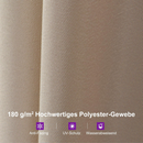 PURPLE LEAF Doppelseitiger, rechteckiger Marktschirm mit Standfuß für Terrasse & Garten