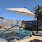 ​​purple leaf Sonnenschirm für Garten 360° Drehung