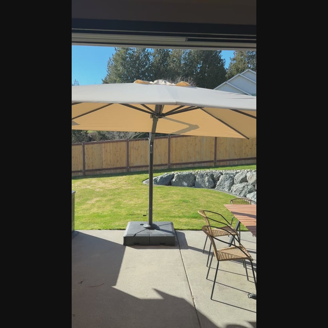 purple leaf Großformatiger Sonnenschirm für Garten und Terrasse​​