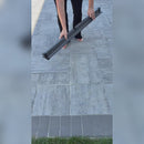 PURPLE LEAF Wirtschaftlicher Terrassen-Sonnenschirm mit drehbarem Rechteck und quadratischem Outdoor-Sonnenschirm