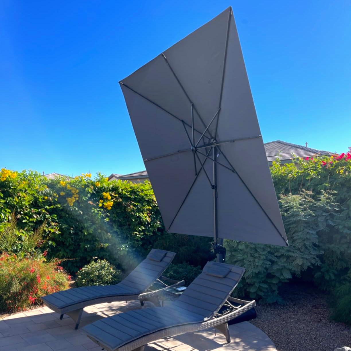 purple leaf UV-schutz Sonnenschirm ampelschirm