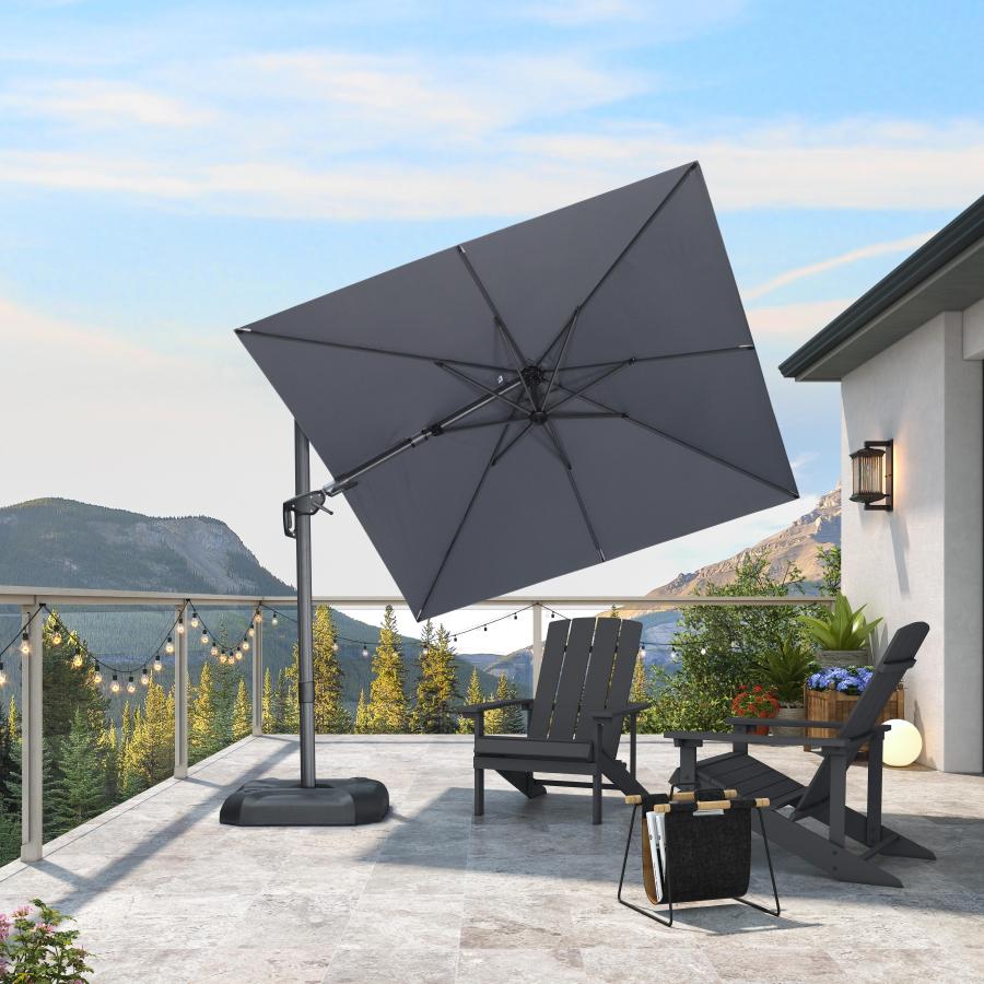 purple leaf sonnenschirm für Hotel & Terrasse​​ mit 120°-Drehsystem