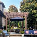 PURPLE LEAF Sonnenschirm Garten-Mittelsäulenschirm zum Öffnen Schließen Aluminium Marktschirm Groß UV-Schutz Mittelstockschirme Tischschirm Waterdicht für Market
