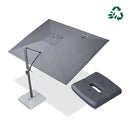 PURPLE LEAF UV-beständiger Sonnenschirm mit Schirmständer für Garten und Terrasse