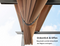 PURPLE LEAF Einziehbare Aluminium Pergola für den Außenbereich mit Sonnenschutzdach, Terrasse, Unterstand für Hinterhof, Metallgrill-Pavillon-PRG