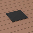 PURPLE LEAF Offset-sonnenschirm Stahlplatte Basis, 46cm X 43.5cm X 3cm